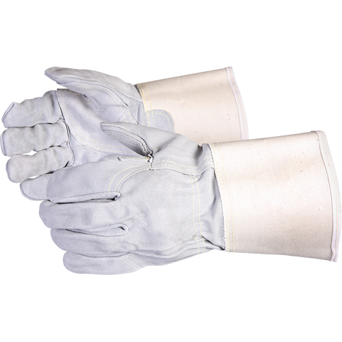 Gants r&eacute;sistant &agrave; la coupure de qualit&eacute; sup&eacute;rieure pour ajusteur Endura , Moyen, Paume en Cuir de vache refendu Sécurité Médic