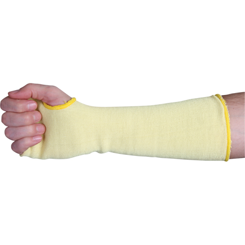 Manchon r&eacute;sistant aux coupures, Kevlar, 14", ANSI/ISEA 105 niveau 3, Jaune Sécurité Médic