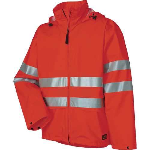 Veste imperm&eacute;able Narvik , Polyester, Orange haute visibilit&eacute;, Petit Sécurité Médic