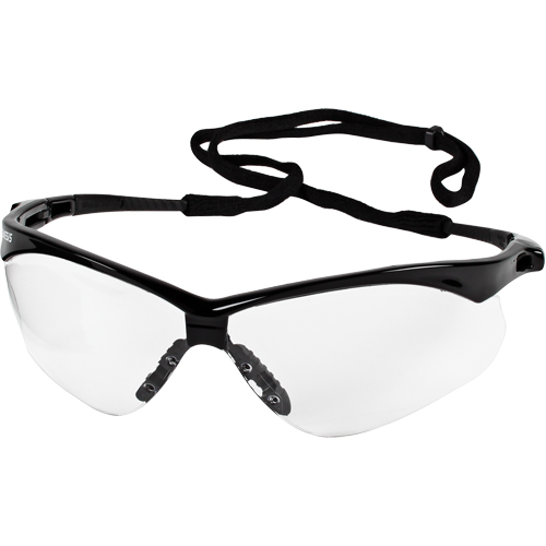Lunettes de s&eacute;curit&eacute; Nemesis de Kleenguard, Lentille Transparent, Antibu&eacute;e, ANSI Z87+/R&eacute;pond ou surpasse la norme CSA Z94.3 Sécurité Médic