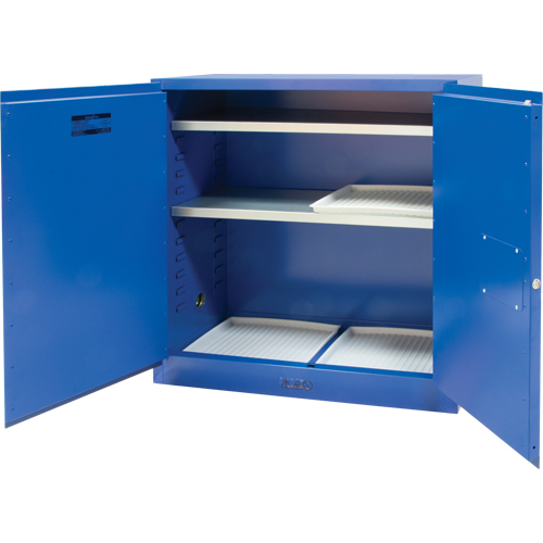 Armoire pour liquides corrosifs, 30 gal., 43" x 44" x 18" Sécurité Médic
