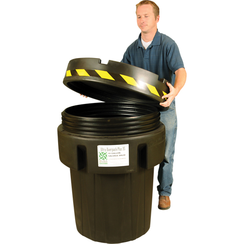 Baril de r&eacute;cup&eacute;ration Ultra-Recycled Overpack, 95 gal., Stationnaire Sécurité Médic