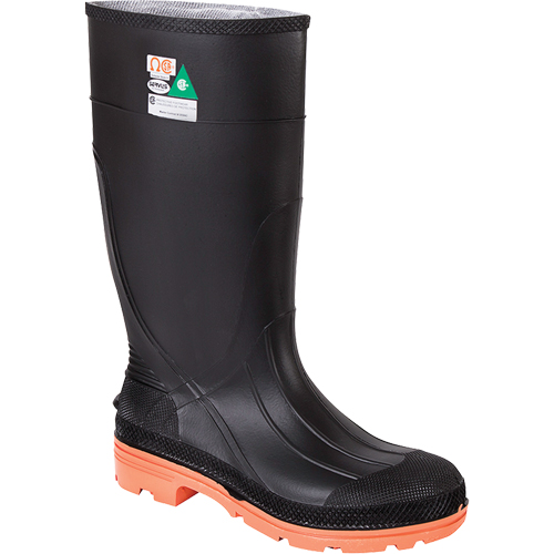 PRM Workboots, PVC, Steel Toe, Size 11, Puncture Resistant Sole Sécurité Médic