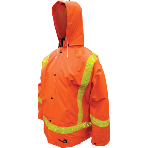 Open Road FR PVC Rain Suits, Small, Orange Sécurité Médic