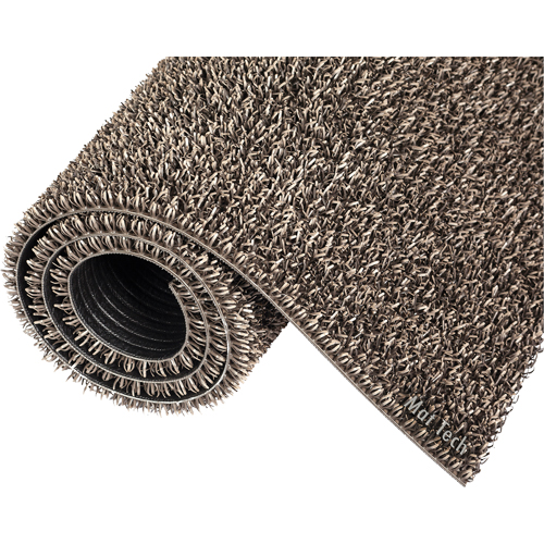 Astro-Plus Mat, Polyethylene, Scraper Type, Textured Pattern, 3-3/10' x 4', Brown Sécurité Médic