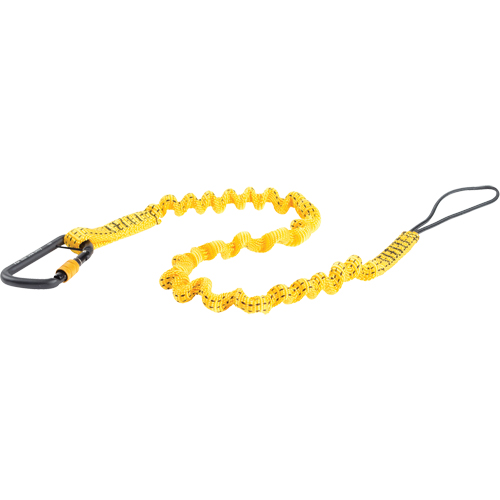 Bungee Tool Tether, Bungee, Carabiner/Loop Sécurité Médic