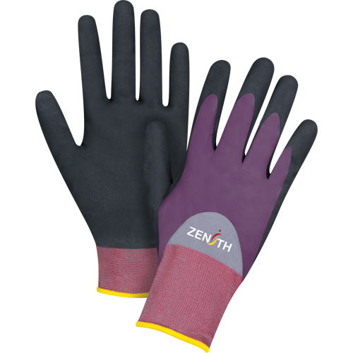 ZX-2 Premium Coated Gloves, 9/Large, Nitrile/Foam Nitrile Coating, 18 Gauge, Nylon Shell Sécurité Médic