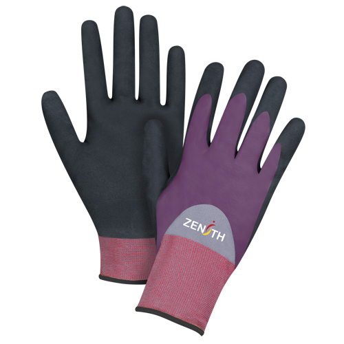ZX-2 Premium Coated Gloves, 10/X-Large, Nitrile/Foam Nitrile Coating, 18 Gauge, Nylon Shell Sécurité Médic