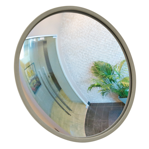 Convex Mirror with Bracket, Indoor/Outdoor, 12" Diameter Sécurité Médic