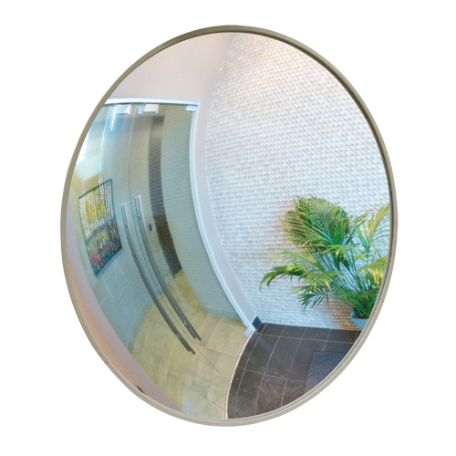 Convex Mirror with Bracket, Indoor/Outdoor, 30" Diameter Sécurité Médic