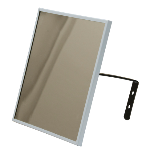 Flat Mirror, 12" H x 12" W, Framed Sécurité Médic