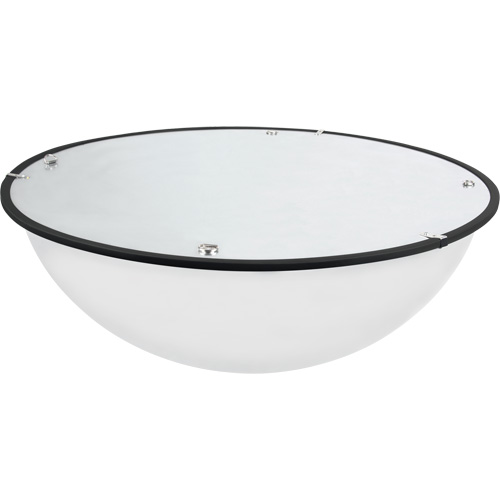Miroir en d&ocirc;me 360°, D&ocirc;me complet, Dessus ferm&eacute;, Diam&egrave;tre 18" Sécurité Médic