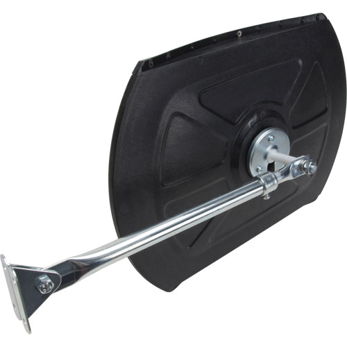 Roundtangular Convex Mirror with Telescopic Arm, 12" H x 18" W, Indoor/Outdoor Sécurité Médic