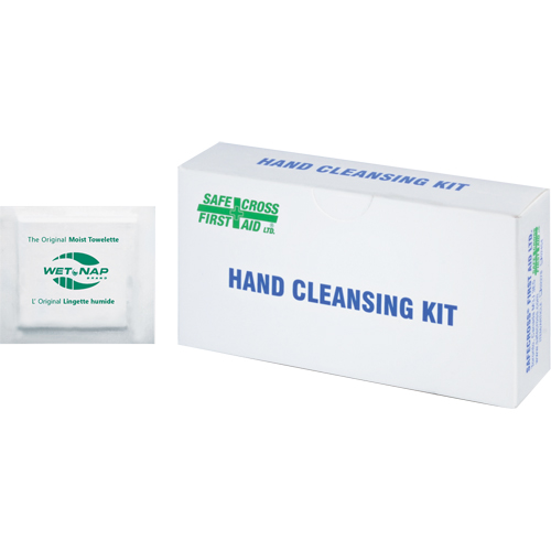 Lingettes humides nettoyantes pour les mains, Serviette Sécurité Médic