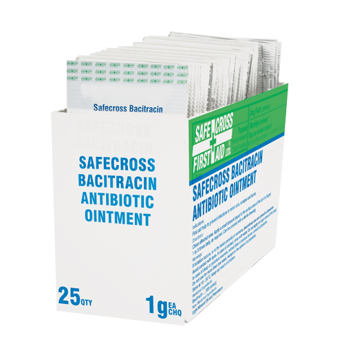First Aid Bacitracin Zinc Topical Treatment, Cream, Class 1 Sécurité Médic
