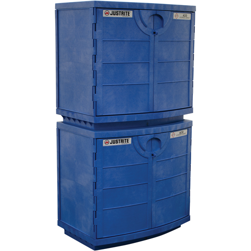 Polyethylene Corrosive/Acid Cabinet, 24 gal., 36" x 35" x 25" Sécurité Médic