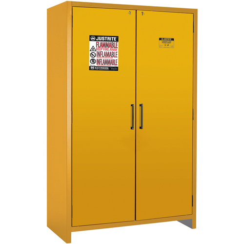 Armoire d'entreposage 90 minutes s&eacute;curitaire et conforme &agrave; la norme EN, 45 gal., 2 Porte(s), 46,97" La x 76,89" h x 24,21" p Sécurité Médic