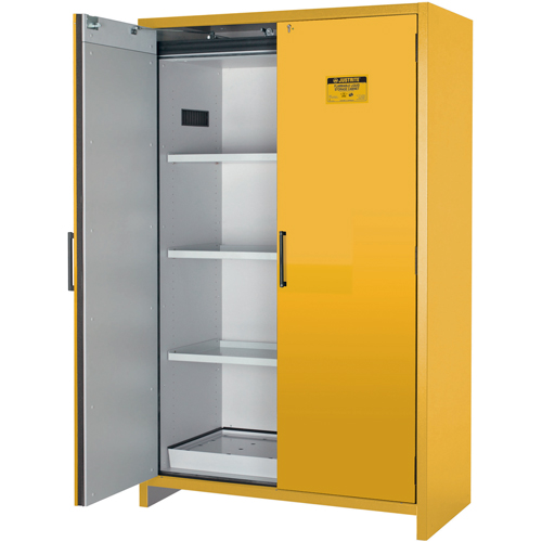 Armoire d'entreposage 90 minutes s&eacute;curitaire et conforme &agrave; la norme EN, 45 gal., 2 Porte(s), 46,97" La x 76,89" h x 24,21" p Sécurité Médic