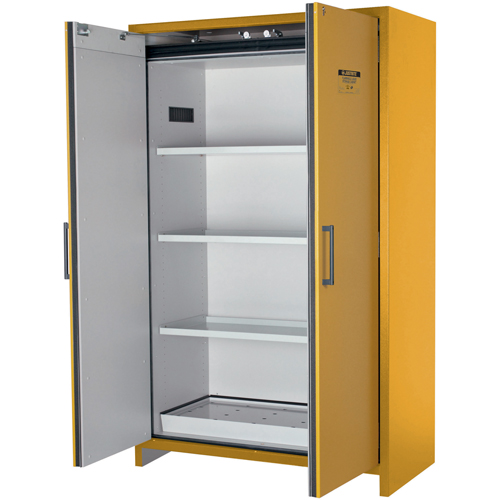 Armoire d'entreposage 90 minutes s&eacute;curitaire et conforme &agrave; la norme EN, 45 gal., 2 Porte(s), 46,97" La x 76,89" h x 24,21" p Sécurité Médic