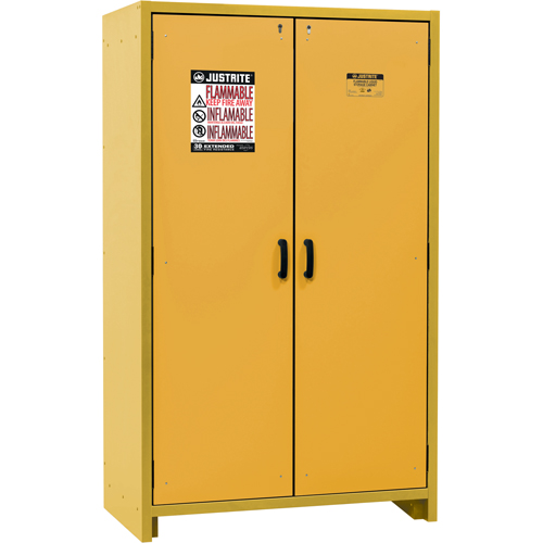 Armoire d'entreposage 30 minutes s&eacute;curitaire et conforme &agrave; la norme EN, 45 gal., 2 Porte(s), 45,83" La x 76,65" h x 24,21" p Sécurité Médic
