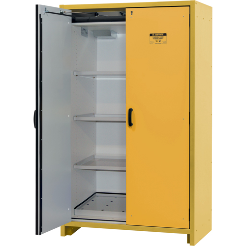 Armoire d'entreposage 30 minutes s&eacute;curitaire et conforme &agrave; la norme EN, 45 gal., 2 Porte(s), 45,83" La x 76,65" h x 24,21" p Sécurité Médic