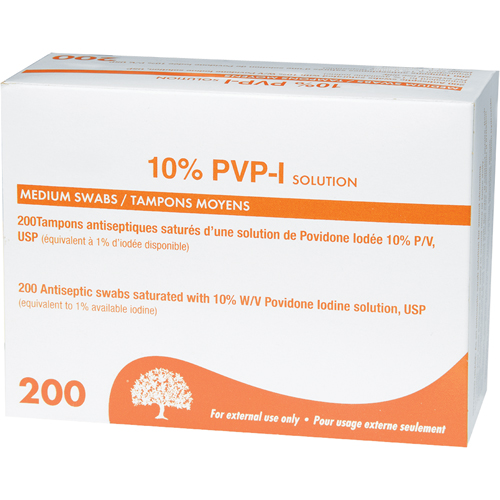Povidone Iodine Prep Treatment, Towelette, Antiseptic Sécurité Médic