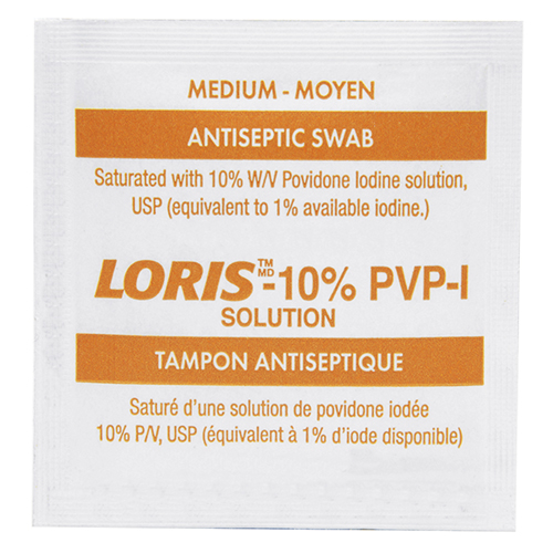 Povidone Iodine Prep Treatment, Towelette, Antiseptic Sécurité Médic