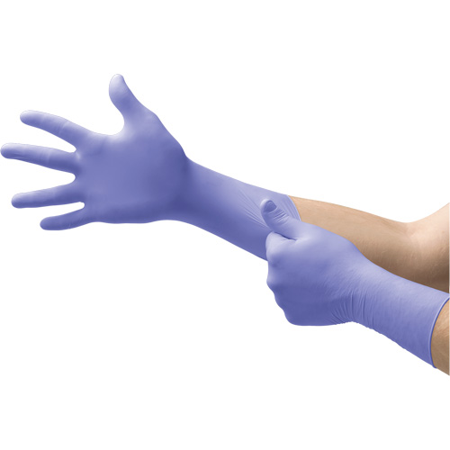 Supreno&reg; EC Gloves, Small, Nitrile, 5.5-mil, Powder-Free, Purple, Class 2 Sécurité Médic