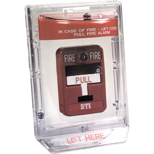 Couvercles pour alertes d'incendie - couvercles pour alertes int&eacute;rieures Stopper II, Encastr&eacute; Sécurité Médic