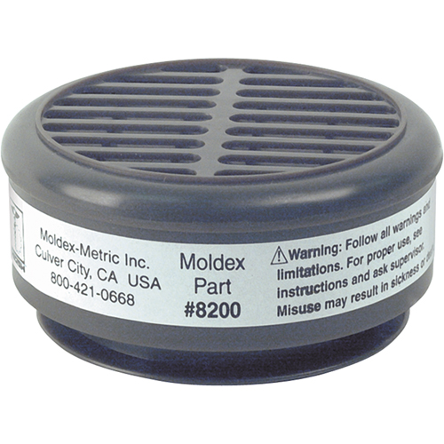 8000 Series Replacement Cartridges, Gas/Vapour Cartridge, Acid Gas Sécurité Médic