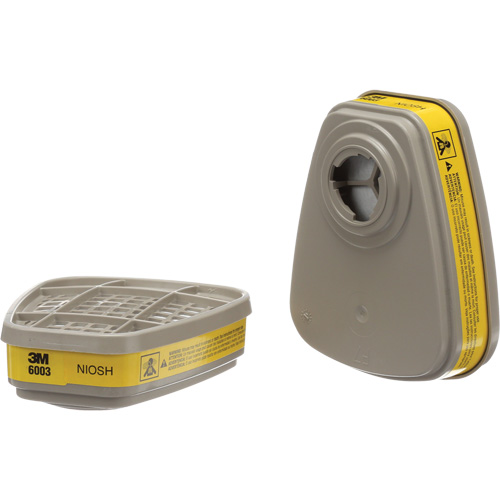 6000 Series Respirator Cartridges, Gas/Vapour Cartridge, Organic Vapour/Acid Gas Sécurité Médic