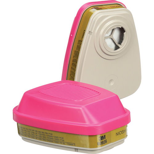 6000 Series Respirator Cartridges, Gas/Vapour Cartridge, Multi-Gas/Vapour/P100 Sécurité Médic