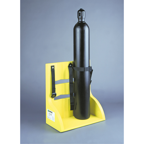 Supports en poly&eacute;thyl&egrave;ne pour bouteilles de gaz Sécurité Médic
