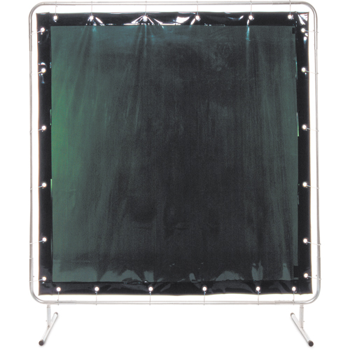 Welding Screen and Frame, Green, 5' x 5' Sécurité Médic