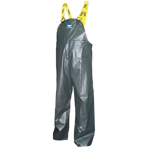 Pantalons &agrave; bavette Journeyman, 4T-Grand, Polyester/PVC, Vert Sécurité Médic