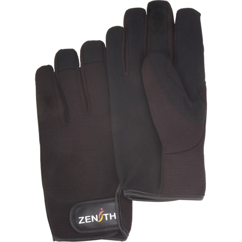 ZM100 Mechanic's Gloves, Synthetic Palm, Size Large Sécurité Médic