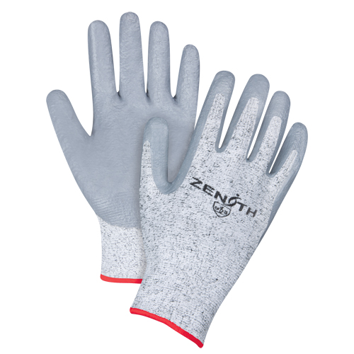 Seamless Stretch Cut-Resistant Gloves, Size Small/7, 13 Gauge, Nitrile Coated, HPPE Shell, ANSI/ISEA 105 Level 2/EN 388 Level 3 Sécurité Médic
