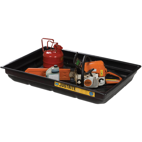 EcoPolyBlend Spill Tray, 47.5" L x 23" W x 5.5" H, 20 gal. Spill Capacity Sécurité Médic
