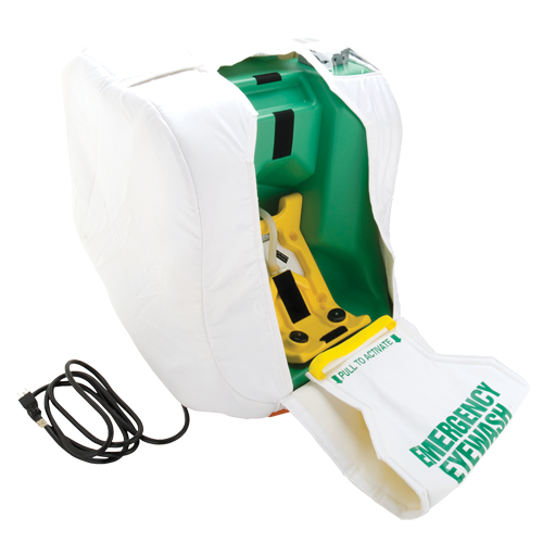 Heated Portable Eyewash Station, Gravity-Fed, 16 gal. Capacity, Meets ANSI Z358.1 Sécurité Médic