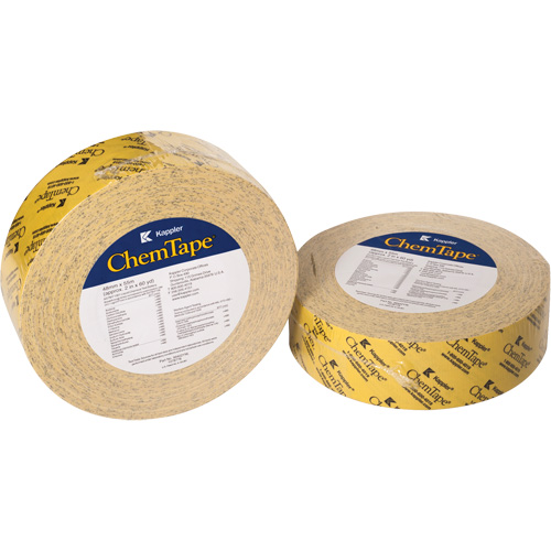 Ruban r&eacute;sistant aux produits chimiques ChemTape, 50,8 mm (2") x 50 m (164'), Jaune Sécurité Médic