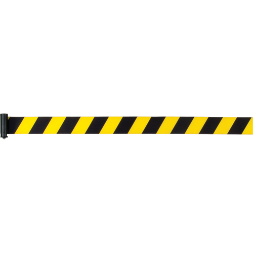 Cartouches de ruban pour assembler vos propre barri&egrave;res de contr&ocirc;le des foules, 7', Ruban Jaune Sécurité Médic