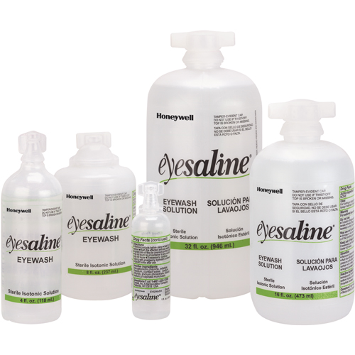 Saline Eyewash Bottles, Full Bottle, 1 oz. Sécurité Médic