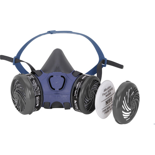 Pre-assembled Paint/Spray Pesticide 7000 Half-Mask Respirator, Elastomer/Thermoplastic, Medium Sécurité Médic