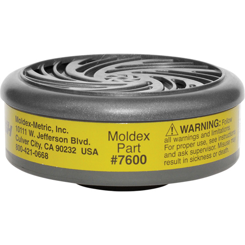 7000/9000 Series Respirator Filters, Gas/Vapour Cartridge, Multi Gas/Organic Vapour Sécurité Médic