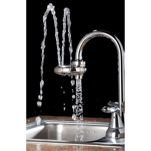 Axion&reg; Eye/Face Wash Station, Sink Mount Installation, Stainless Steel Bowl Sécurité Médic