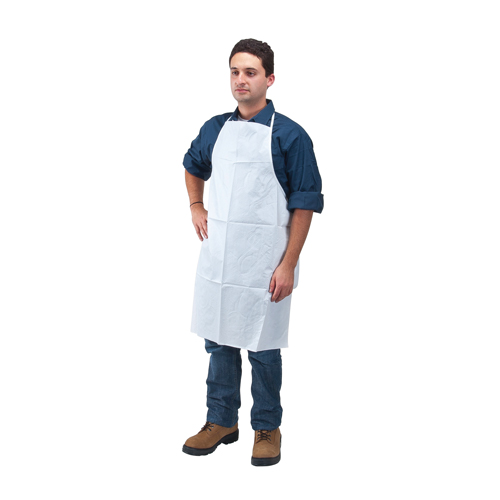 V&ecirc;tements de protection microporeux, Microporeux, Blanc, 28" la x 36" lo Sécurité Médic