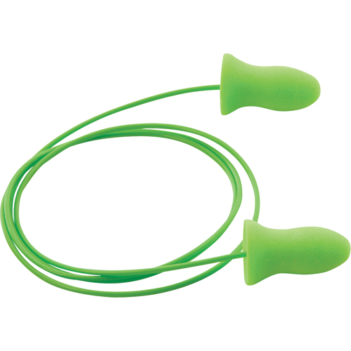Meteors&reg; Foam Earplugs, Bulk - Box, Corded Sécurité Médic