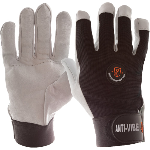 Gants antivibrations Air Glove, Taille Moyen, Paume Cuir perl&eacute; Sécurité Médic