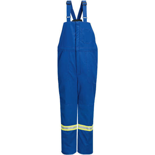 Salopettes isol&eacute;es de luxe r&eacute;sistantes aux flammes avec bandes r&eacute;fl&eacute;chissantes, Hommes, 3T-Grand, Bleu marine Sécurité Médic