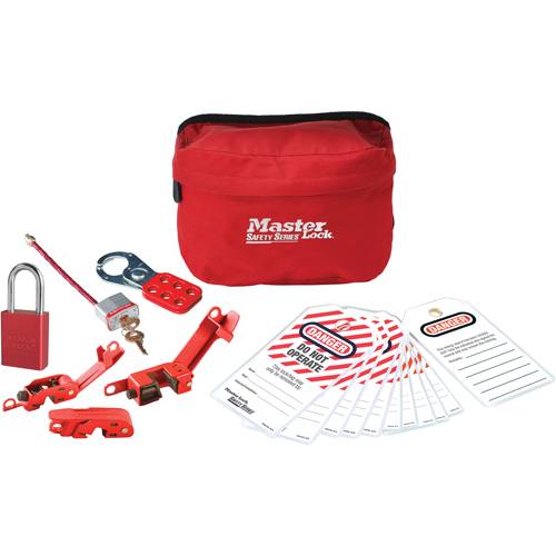 Personal Safety Lockout Kit - Compact Pouch Only, Confined Space Kit Sécurité Médic